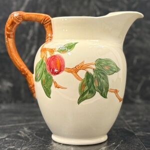 FRANCISCAN Hand Decorated Apple Pattern Pitcher